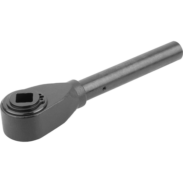 Clamp Size-5, A=400, Form-0 Degree, Carbon Steel Black Oxidized, Comp-Free-Cutting Steel